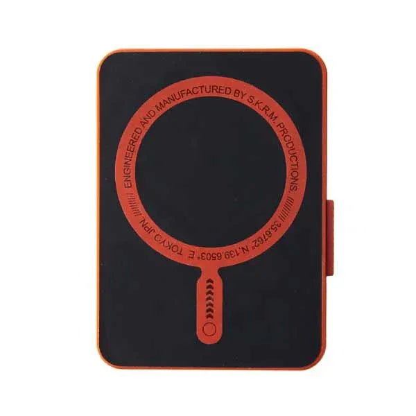 Skinarma Mirage Magnetic Cardholder With Grip-Stand-Orange - Tashqila Skinarma Mirage Magnetic Cardholder With Grip-Stand-Orange - Tashqila